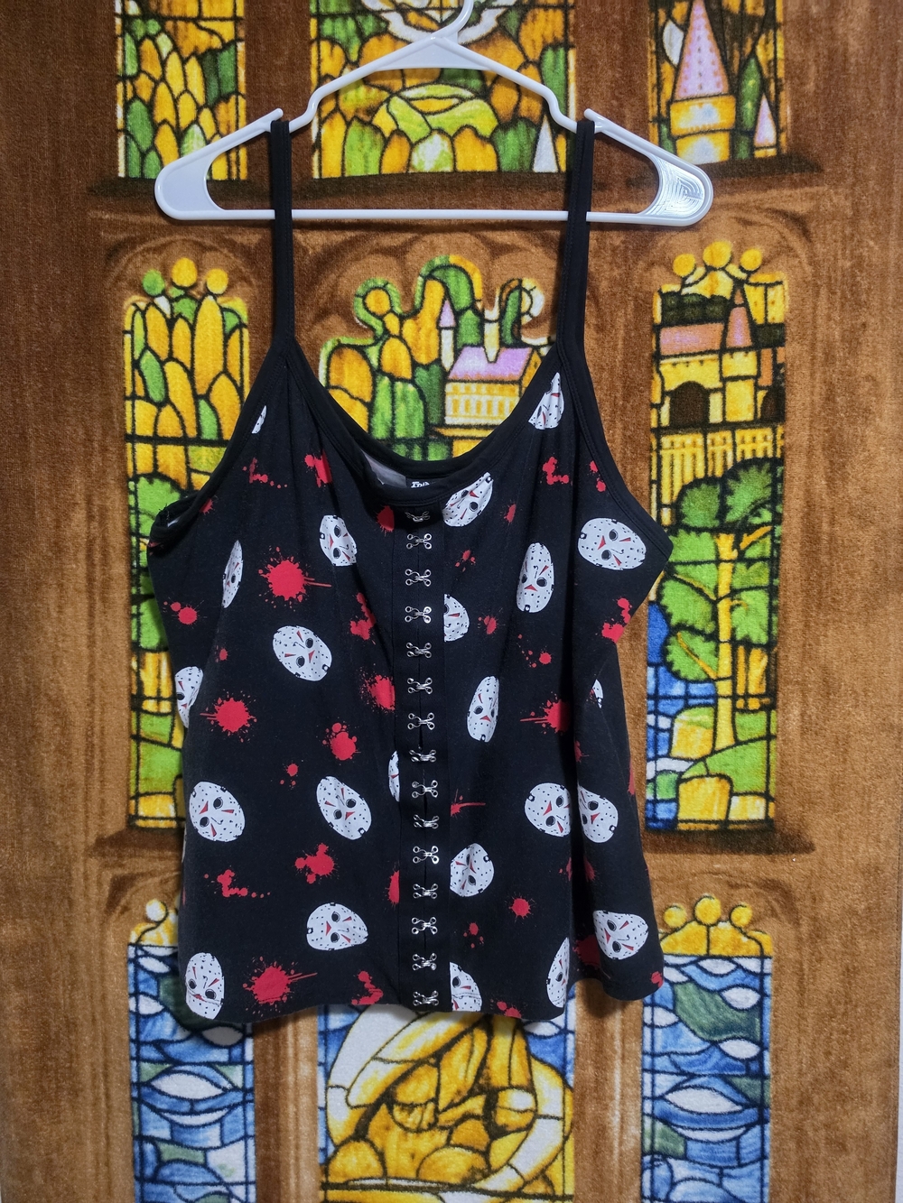 Hot Topic Plus Size Friday The 13th Spaghetti Strap Tank Top